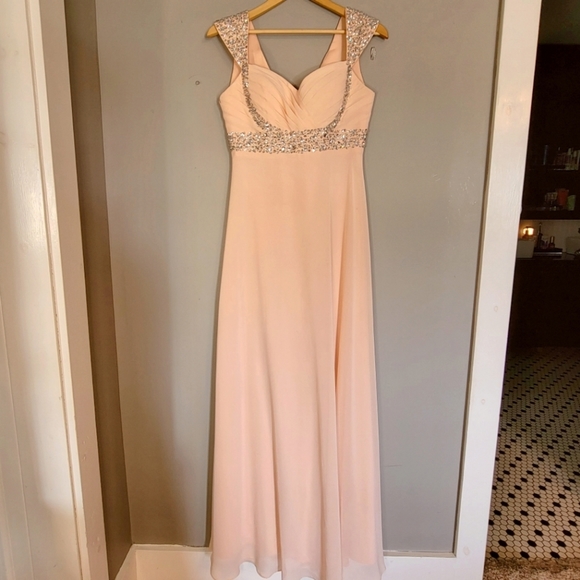 Dresses Cream Prom Dress Rhinestone Size 4 Poshmark
